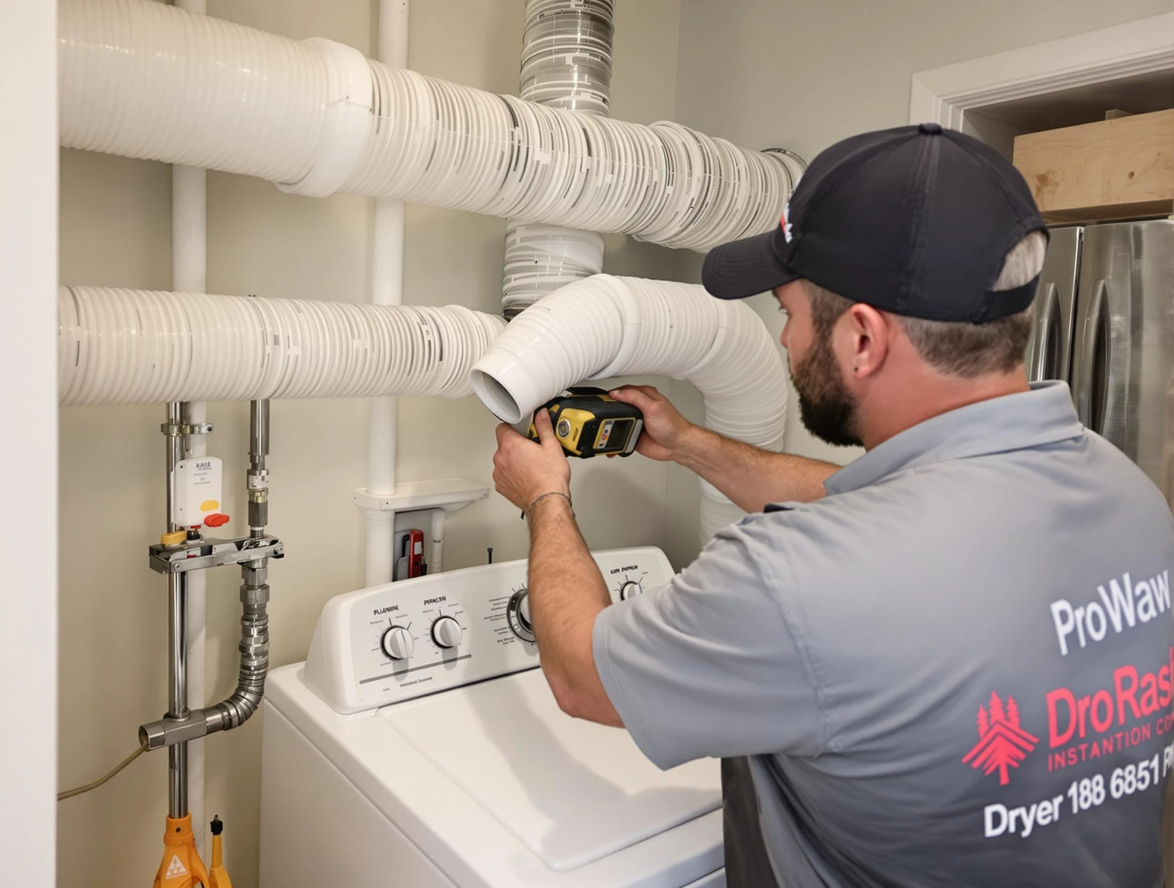 Professional dryer vent hose installation by El Monte Dryer Vent Cleaning in El Monte